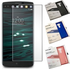 FUNDA Tech21 EVO CHECK + PROTECTOR PANTALLA CRISTAL TEMPLADO PARA TELÉFONO LG V10