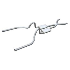Pypes Sfm04 Exhaust System Kit Header-back 2.5 In For Ford Mustang 1971-73