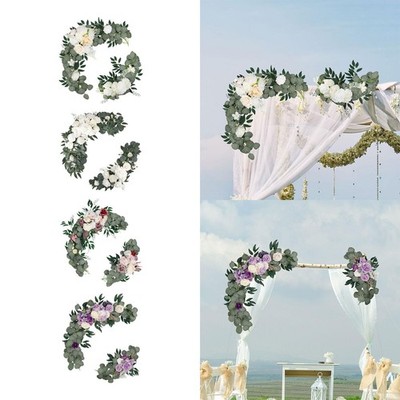 2 Blumenschmuck für Hochzeitsbogen, Blumenschmuck für Zeichen