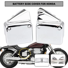 Motor Chrome Battery Side Cover For Honda Shadow Spirit 750 VT750DC 2000-2009 US