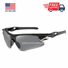 Sport Wraparound Sunglasses   Lightweight UV Protection Eyewear Mirrored Glasses