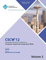 Cscw 12 Proceedings Committee | Cscw 12 Proceedings Of The Acm 2012...