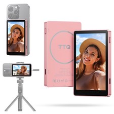 Vlog Selfie Monitor Screen, Magnetic Vlog Selfie Monitor Screen 4K 60fps Blue...