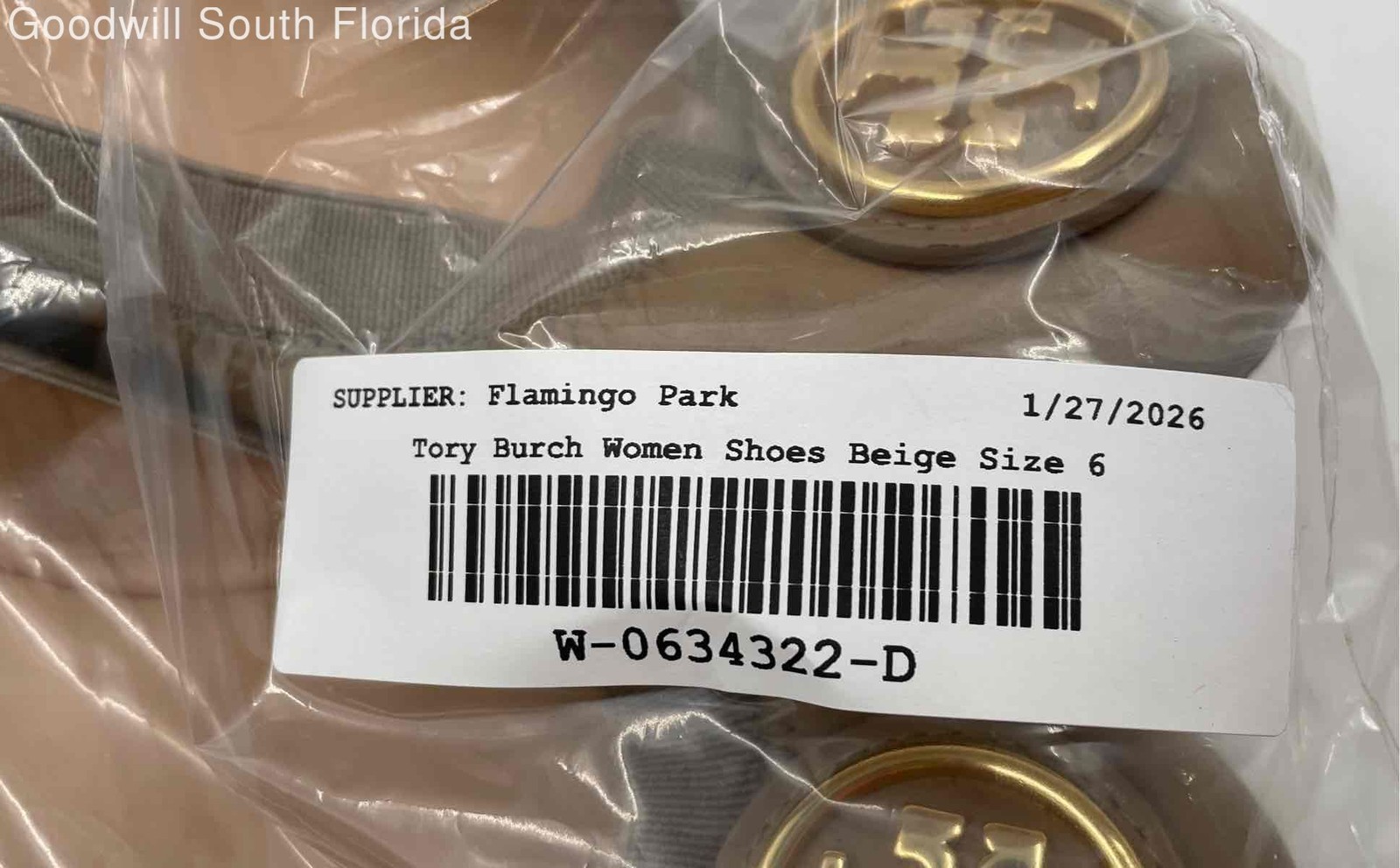 Authentic Tory Burch Womens Brown Leather Slip-On Round Toe Ballet Flats Sz 6 M thumbnail 7