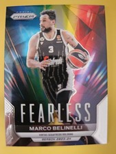 2023-24 Panini Prizm Turkish Airlines EuroLeague Fearless #1 Marco Belinelli