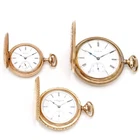 Antique Elgin 0-16s 7-15j 35-50mm Double Hunter Pocket Watches Lot of 3#WB5744-2