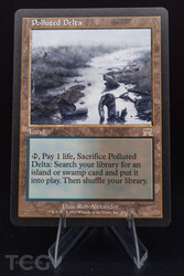 Polluted Delta (321/350) - Onslaught - Rare Land - MTG