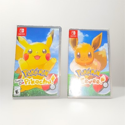 Pokémon Let s Go Pikachu + Let s Go Eevee Bundle Deal, Never Played Copies
