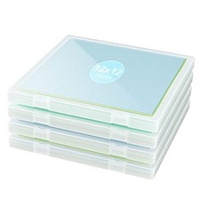 12 x 12 Paper Storage, 4 Pack Scrapbook Paper Organizer Storage, Craft 4 pack