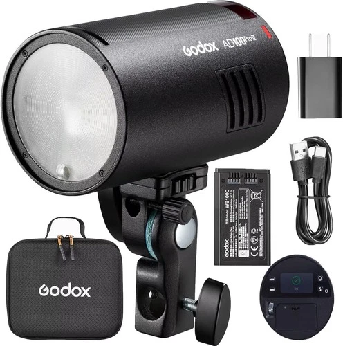 Godox AD100 Pro AD100Pro II 100Ws Flash Strobe TTL HSS 2.4GHz Pocket Flash Light