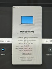 Mac Book Pro 13 Inch 2019 i7