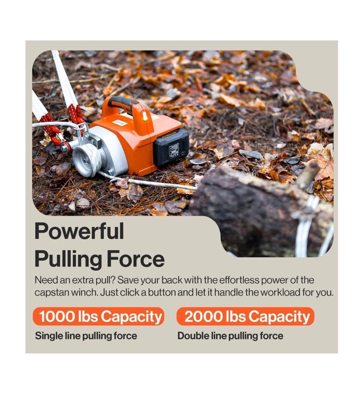 SuperHandy Electric Portable Capstan Winch