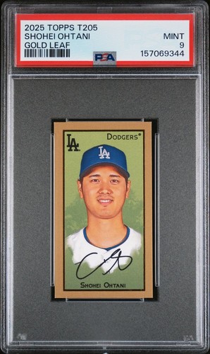 Shohei Ohtani [Gold Leaf] 2025 Topps T205 card