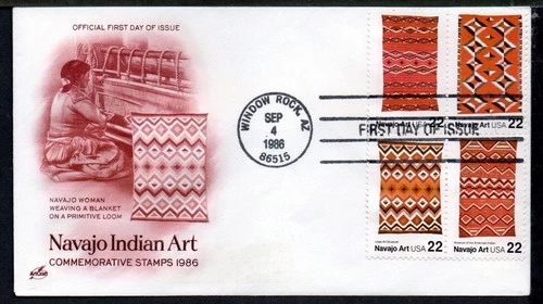 USA 1986 Navajo Indian Art FDC
