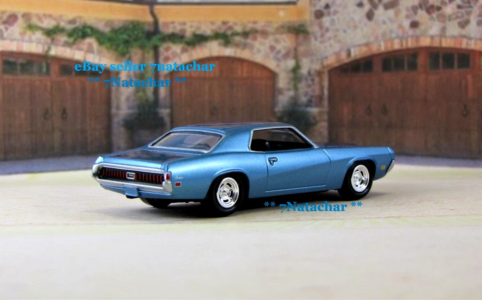 1969 1970 Mercury Cougar Luxury Muscle Coupe Ford Slot Mag Wheels FE - Изображение 2 из 4