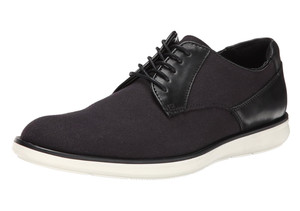 Calvin Klein Men’s Black Overton Stretch Fabric Oxford Casual Dress Shoes -10.5