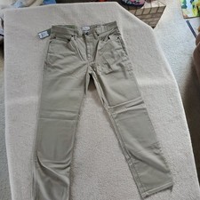 Goodfellow  Co Men's Khaki 32x32 Straight Fit Stretch Cotton Pants