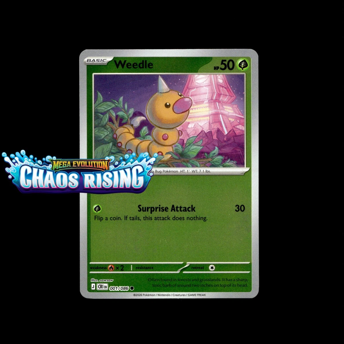 Preços baixos em Cartões TCG Weedle Pokémon | eBay