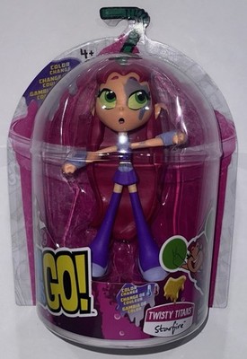 Twisty Titans Starfire Figure Teen Titans Go! New Rare Color Change