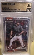 2026 Topps Series 1 - Nolan McLean #214 Silver Crackle Foilboard (RC) NYM GEM-MT