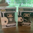 Funko Pop Television Game of Thrones Jon Snow #49 Daenerys Targaryen #59 in box