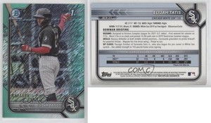 2022 Bowman Chrome Prospects Aqua Shimmer Refractor /125 Elijah Tatis #BCP-23