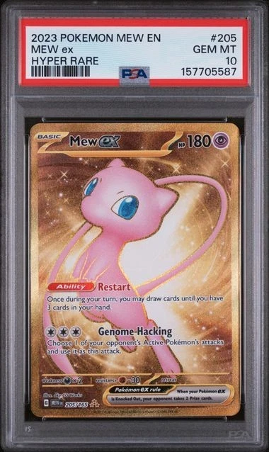 Preços baixos em Jogos de cartas colecionáveis individuais Mew