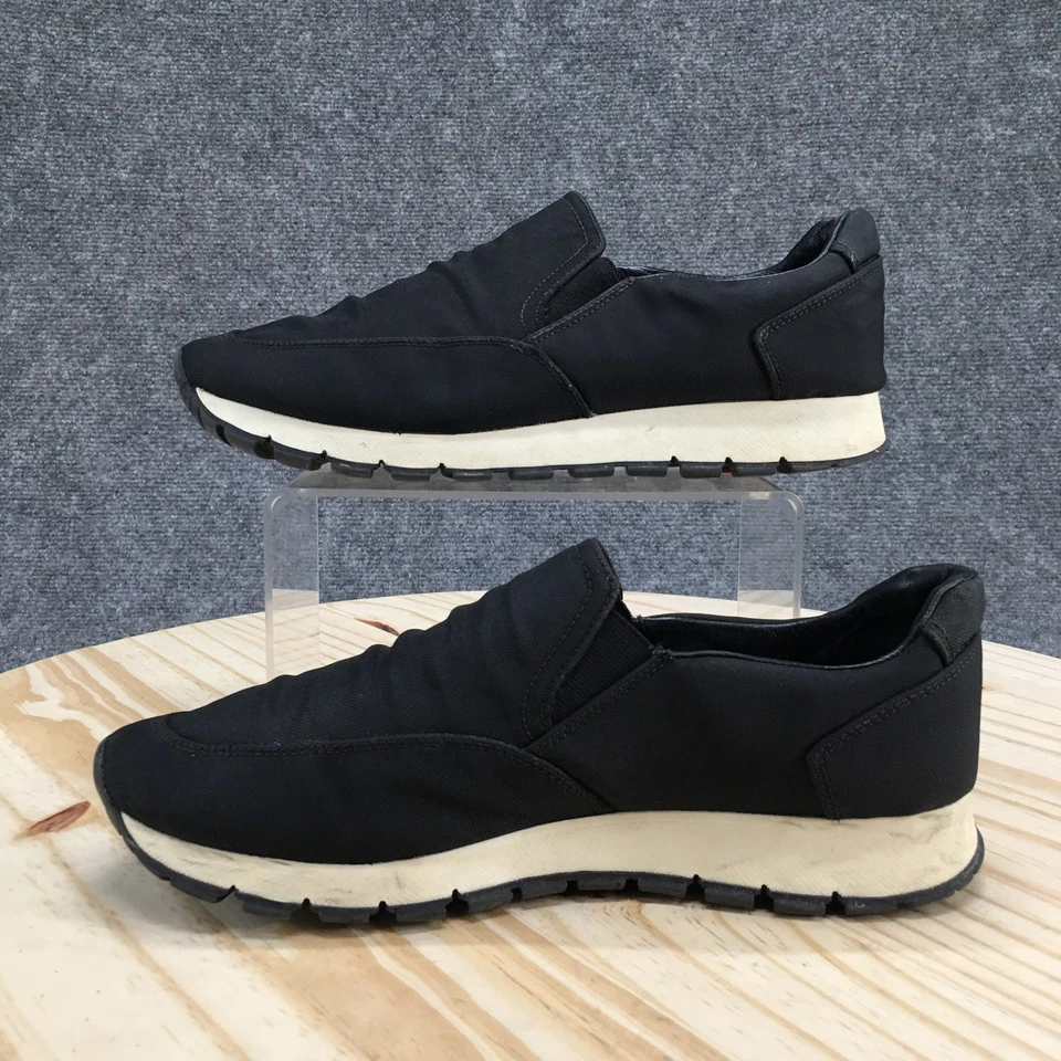 Zapatos Prada para mujer 39,5 negros de nailon deportivos sin cordones zapatillas informales cómodas Foto 2 de 4