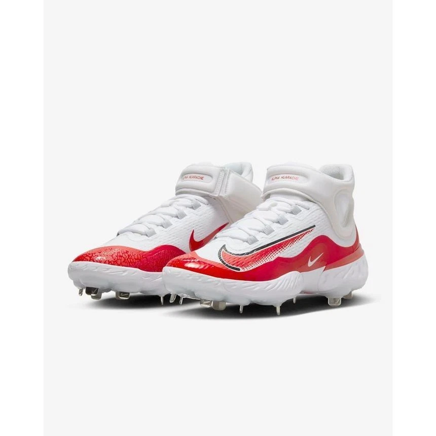 Nike Alpha Huarache Elite 4 Mid University Red White for Sale
