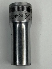 Snap On Vintage 3/8" Drive 3/8" 12PT Deep Socket SF-120