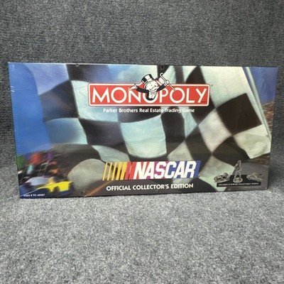 Nascar Monopoly Official Collectors Edition Parker Brothers Sealed Game (B167)