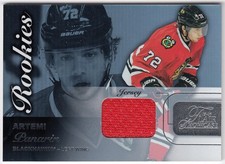 2015-16 Fleer Showcase Flair Materials Row 0 Rookies Jersey ARTEMI PANARIN 44 RC