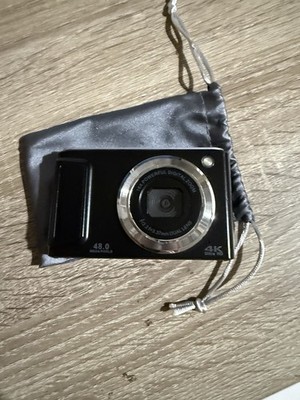 Digital camera Black 16x Powerful Zoom, Dual Lens, 48 MP, 4k Ultra HD