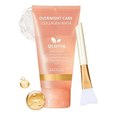 Collagen Peel Off Mask 2.53oz with Brush Hydrating & Firming Korean Skincare