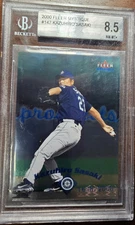 Kazuhiro Sasaki 2000 Fleer Mystique Prospect ROOKIE /2000 #147 Mariners 8.5 BGS