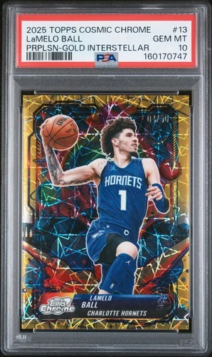 2025 Topps Cosmic Chrome LaMelo Ball Base (PSA 10)