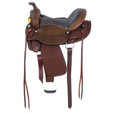 Barrel Racing Horse Saddle Leather Western Racer Equestrian Trail Tack Hand-Tool
