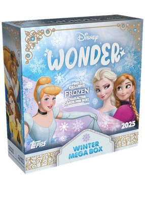 2025 TOPPS DISNEY WONDER MEGA BOX (60 Cards/3 Frozen Inserts