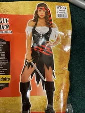 Rogue Maiden Women's Pirate Halloween Costume - Size Small - Pirate Tattoos Inc!