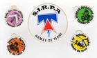 5 Vintage Army Stickers /TE5581