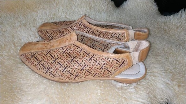 Women Pikolinos Heels Brown Leather 41 #CF5Q