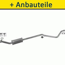 Mittelschalldämpfer mit Montagesatz für PEUGEOT 307 CC 1.6 110PS 2001-2008