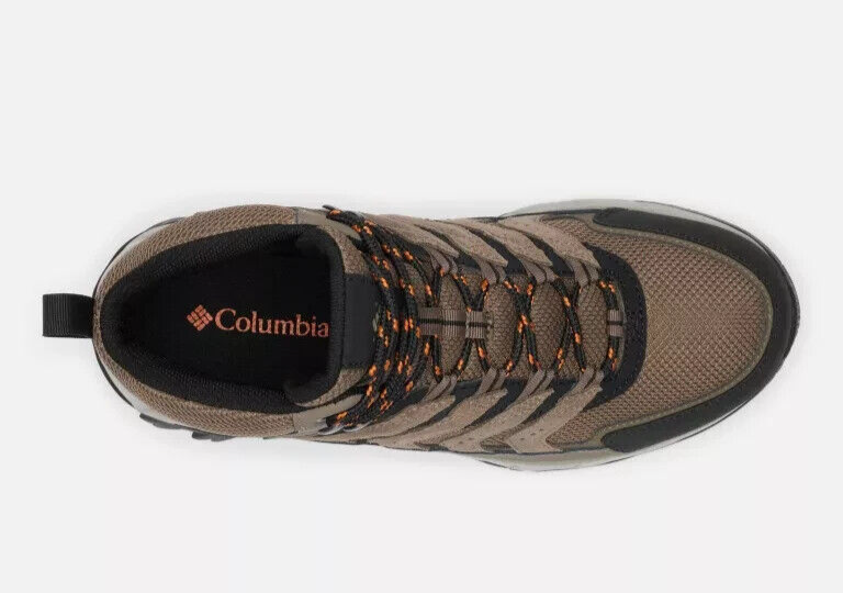 Columbia Strata Trail Mid Waterproof Hiking Boots Mens 11 Mud, Desert Sun YM8651 Columbia Mens Strata Trail Waterproof Hiking Boots Desert  main image 3