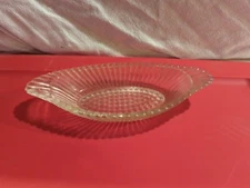 Jeannette Glass, National Pattern Banana Split Dish Candy Dish Vintage USA