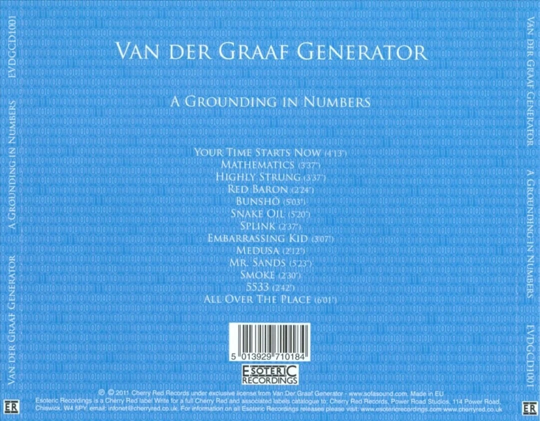 Rock Van der Graaf Generator Music CDs