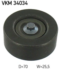 SKF VKM 34034 IDLER/GUIDE PULLEY, V-RIBBED BELT LEFT CENTER RIGHT O
