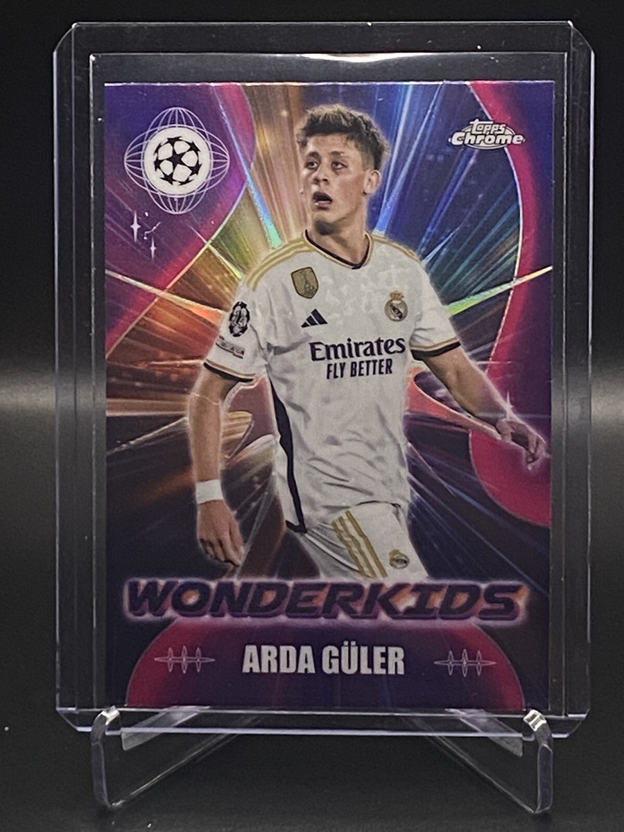 2023-24 Topps Chrome UEFA Soccer Wonderkids Arda Guier WK1