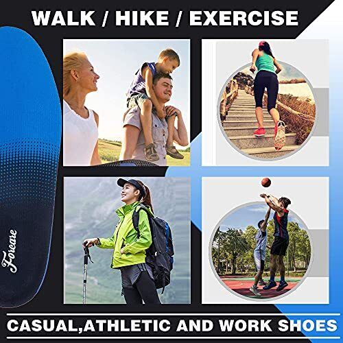 Arch Support Shoe Insert Men Orthotic Plantar Fasciitis Feet Insoles for Flat... - Picture 3 of 6