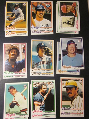 1978 Topps Baseball Pick Choose Complete Your Set(501-726) NM, NM/MT - Updated - Picture 130 of 223