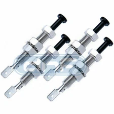4 Pack Universal Adjustable Car Door Trunk Hood Light Alarm Jamb Pin Switch